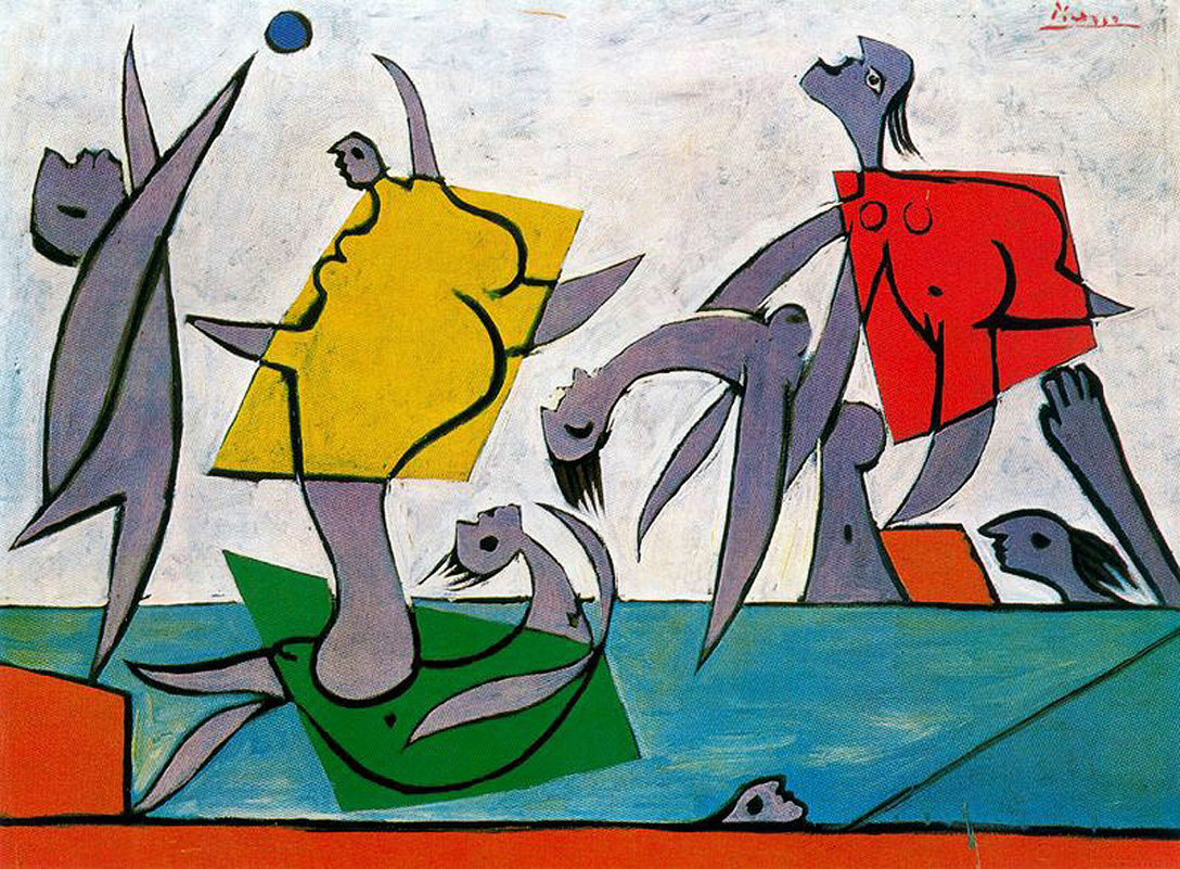 Picasso Beach game and rescue 1932
